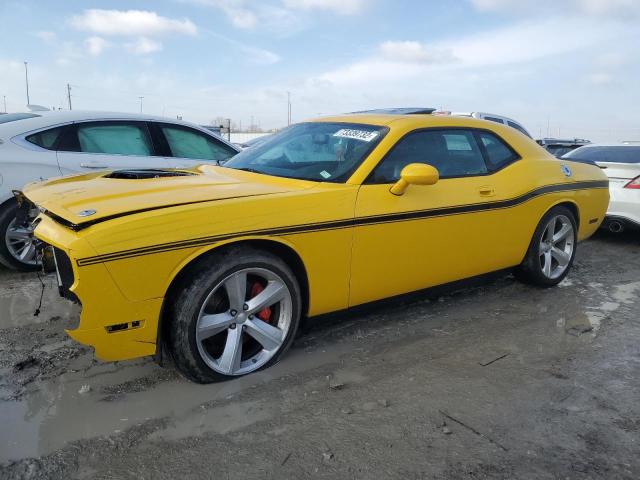 2B3CJ7DW7AH158013 - 2010 DODGE CHALLENGER SRT-8 YELLOW photo 1