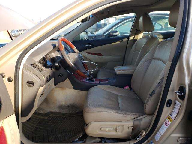 JTHBJ46G672058502 - 2007 LEXUS ES 350 TAN photo 7