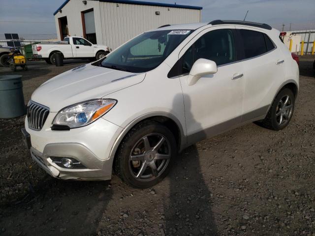 KL4CJGSB8DB188143 - 2013 BUICK ENCORE WHITE photo 1