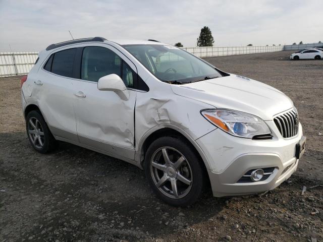 KL4CJGSB8DB188143 - 2013 BUICK ENCORE WHITE photo 4