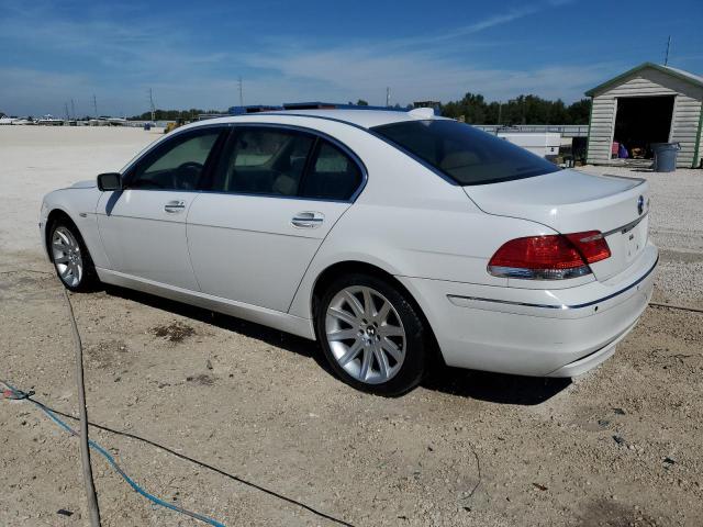 WBAHN83527DT69226 - 2007 BMW 750 WHITE photo 2