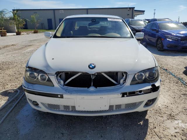 WBAHN83527DT69226 - 2007 BMW 750 WHITE photo 5