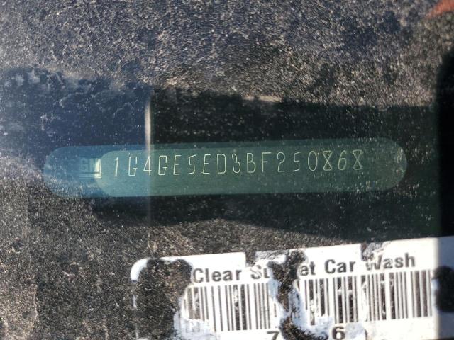 1G4GE5ED3BF250868 - 2011 BUICK LACROSSE CXS WHITE photo 13