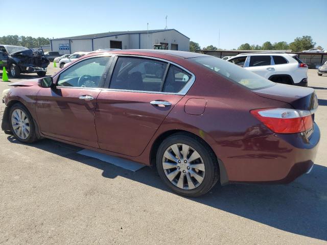 1HGCR2F73DA009604 - 2013 HONDA ACCORD EX MAROON photo 2