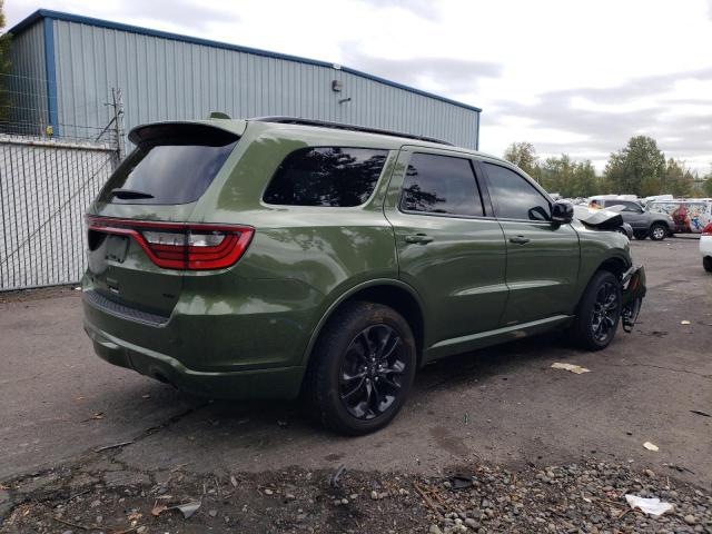 1C4RDJDG2MC805866 - 2021 DODGE DURANGO GT GREEN photo 3