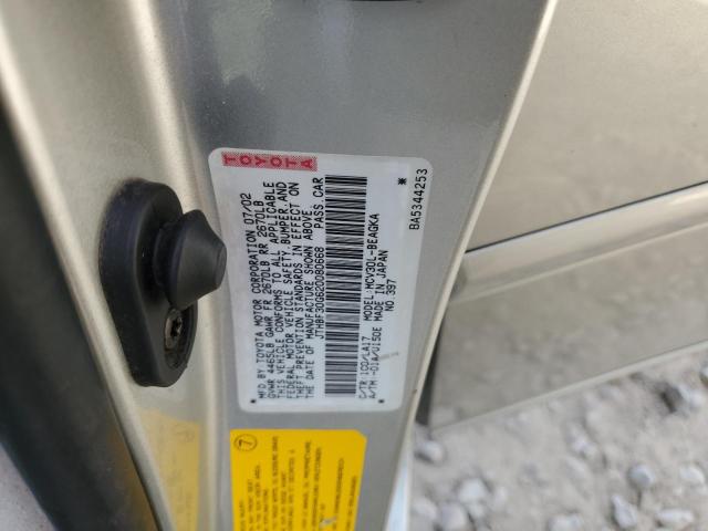 JTHBF30G620080668 - 2002 LEXUS ES 300 SILVER photo 12