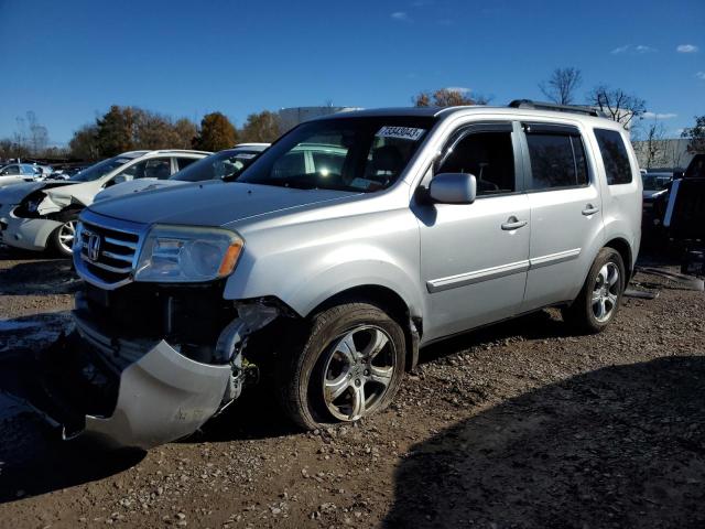 5FNYF4H54DB043482 - 2013 HONDA PILOT EXL SILVER photo 1