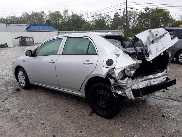 1NXBU4EE3AZ294444 - 2010 TOYOTA COROLLA BASE SILVER photo 2