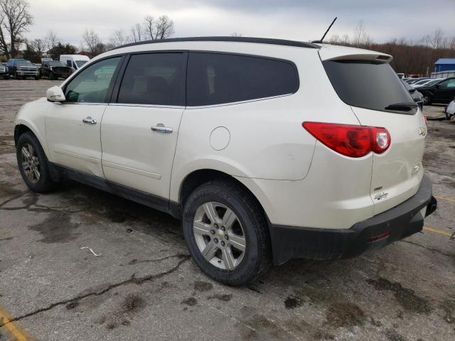 1GNKVJED5CJ273176 - 2012 CHEVROLET TRAVERSE LT WHITE photo 2