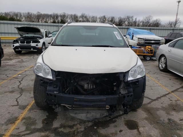 1GNKVJED5CJ273176 - 2012 CHEVROLET TRAVERSE LT WHITE photo 5