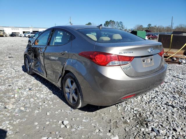 5NPDH4AE4DH382599 - 2013 HYUNDAI ELANTRA GLS BEIGE photo 2