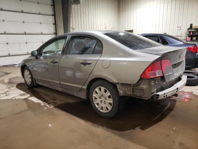 2HGFA16238H122558 - 2008 HONDA CIVIC DX SILVER photo 2