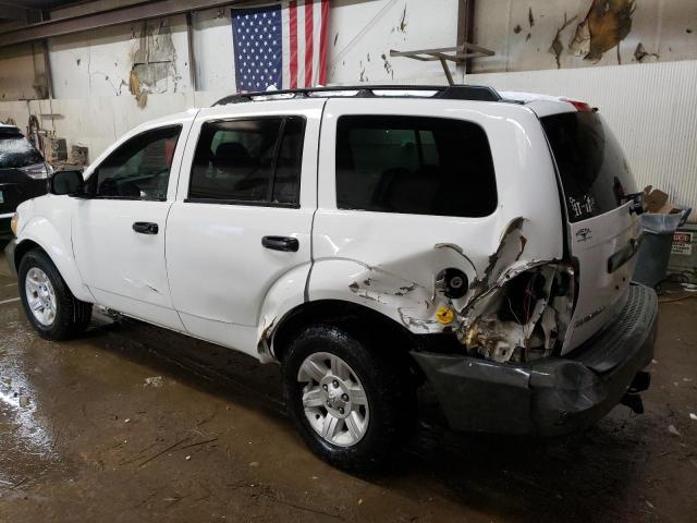 1D8HD38P77F524474 - 2007 DODGE DURANGO SXT WHITE photo 2