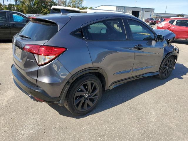 3CZRU5H15NM730992 - 2022 HONDA HR-V SPORT GRAY photo 3