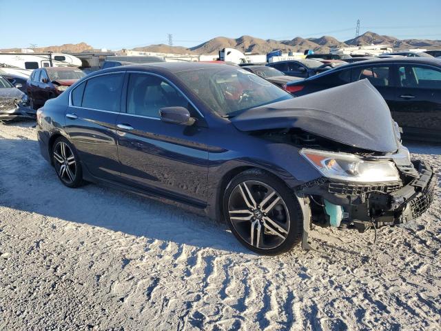 1HGCR2F54HA113247 - 2017 HONDA ACCORD SPORT BLUE photo 4