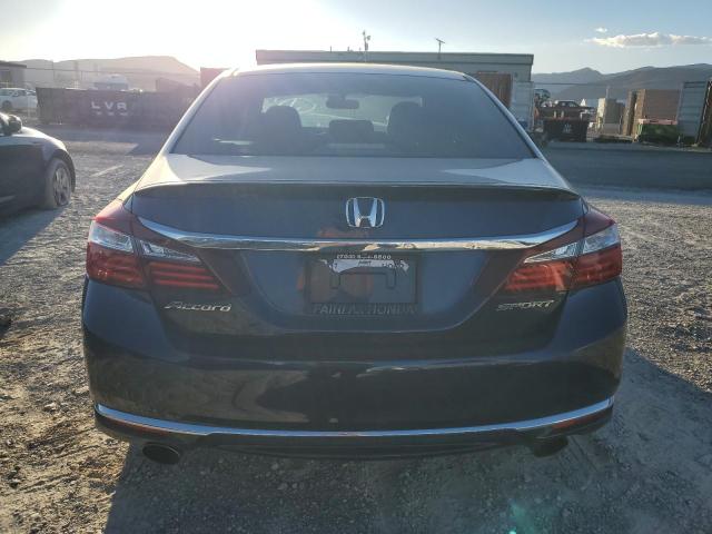 1HGCR2F54HA113247 - 2017 HONDA ACCORD SPORT BLUE photo 6