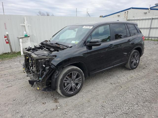 5FNYF8H58LB008272 - 2020 HONDA PASSPORT EXL BLACK photo 1