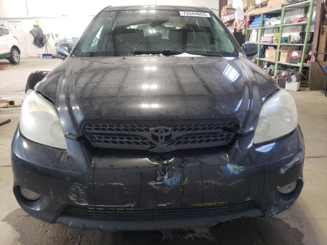 2T1KR32E85C842123 - 2005 TOYOTA COROLLA MA XR BLACK photo 5