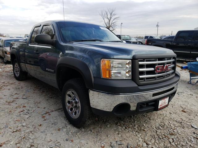 1GTR2TEA7CZ135478 - 2012 GMC SIERRA K1500 BLUE photo 4