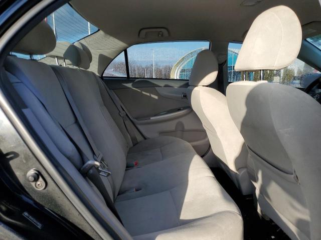 2T1BU4EE6AC410155 - 2010 TOYOTA COROLLA BASE BLACK photo 10