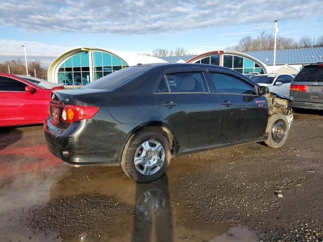 2T1BU4EE6AC410155 - 2010 TOYOTA COROLLA BASE BLACK photo 3