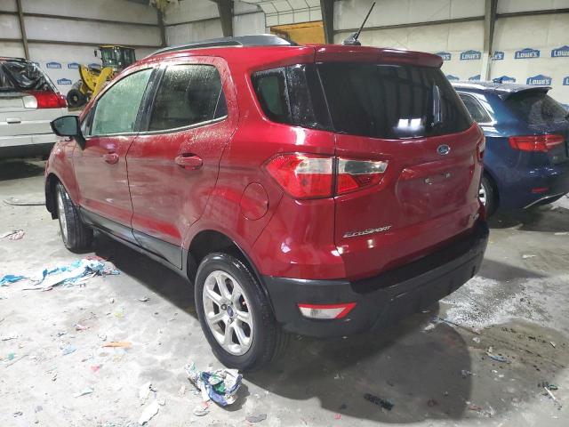 MAJ6S3GL1KC298183 - 2019 FORD ECOSPORT SE RED photo 2