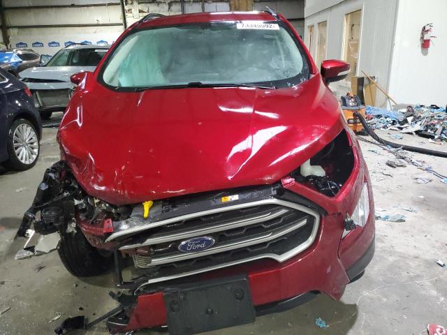 MAJ6S3GL1KC298183 - 2019 FORD ECOSPORT SE RED photo 5