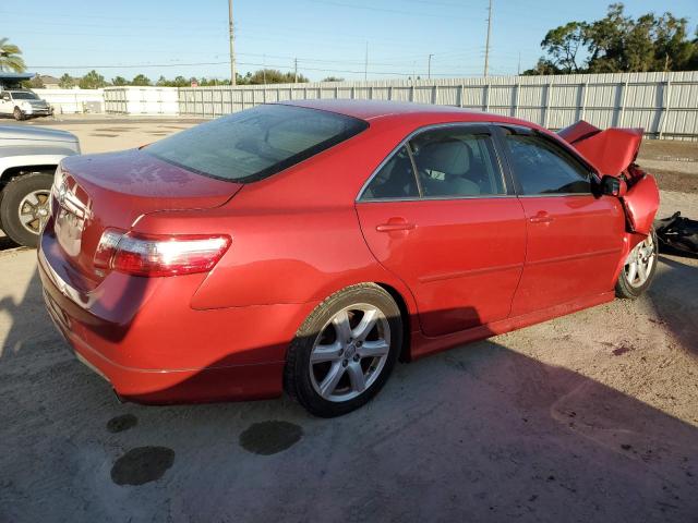 4T1BK46K87U027710 - 2007 TOYOTA CAMRY X LE RED photo 3