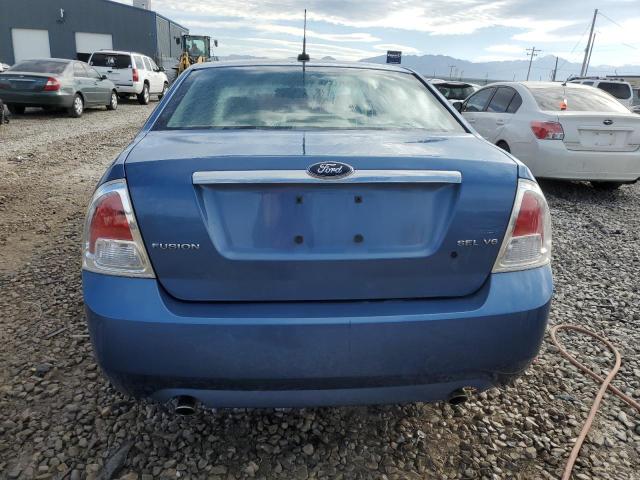 3FAHP08159R109181 - 2009 FORD FUSION SEL BLUE photo 6