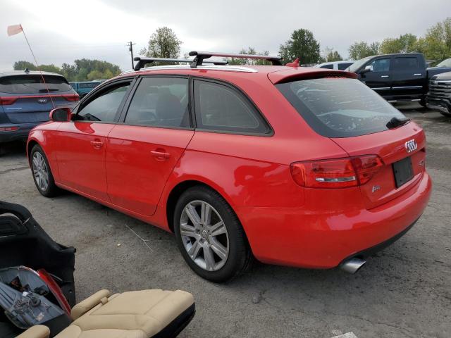 WAUSFAFL1AA108327 - 2010 AUDI A4 PREMIUM RED photo 2