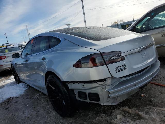 5YJSA1E21HF194024 - 2017 TESLA MODEL S Արծաթագույն լուսանկար 2
