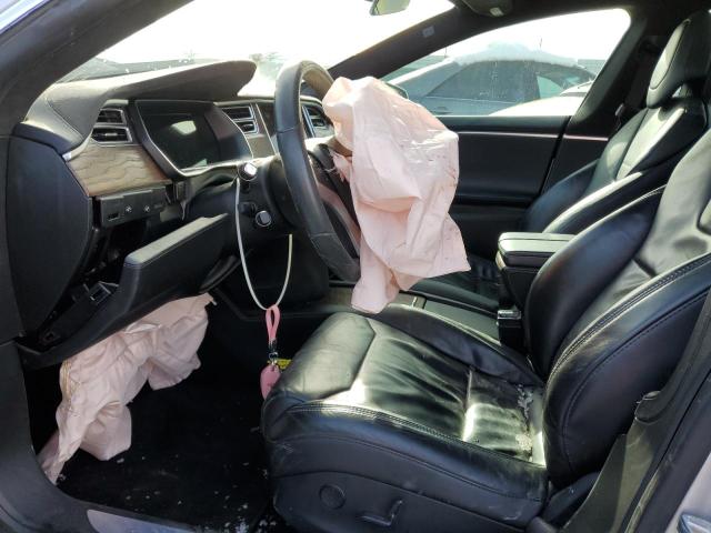 5YJSA1E21HF194024 - 2017 TESLA MODEL S Արծաթագույն լուսանկար 7