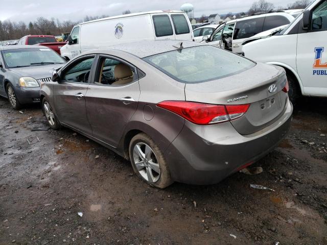 5NPDH4AE4DH210427 - 2013 HYUNDAI ELANTRA GLS BEIGE photo 2