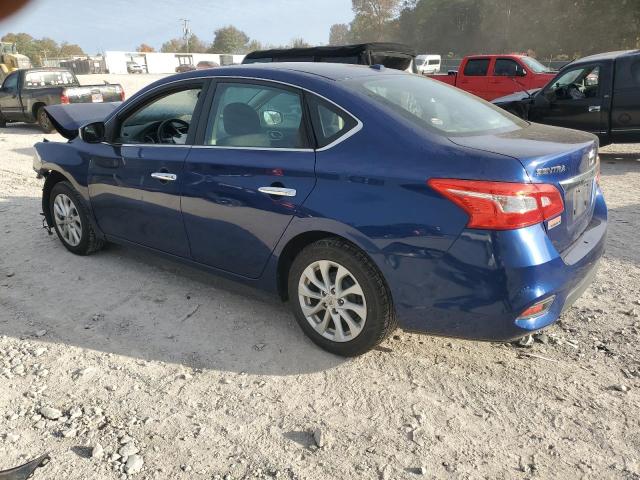 3N1AB7AP6KL603711 - 2019 NISSAN SENTRA S BLUE photo 2