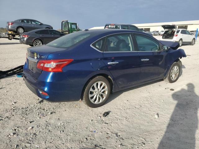 3N1AB7AP6KL603711 - 2019 NISSAN SENTRA S BLUE photo 3