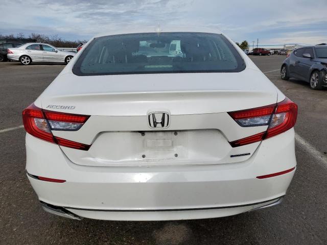 1HGCV3F47LA016254 - 2020 HONDA ACCORD HYBRID EX WHITE photo 6