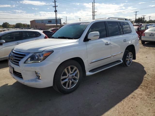 JTJHY7AX7D4127176 - 2013 LEXUS LX 570 WHITE photo 1