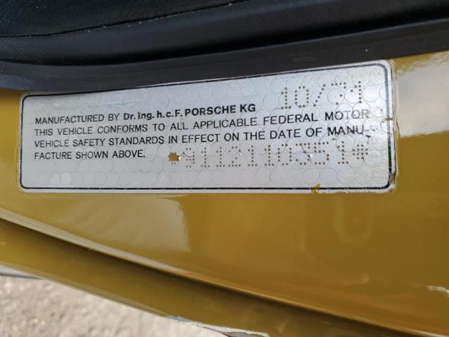 9112110351 - 1972 PORSCHE 911T GOLD photo 12