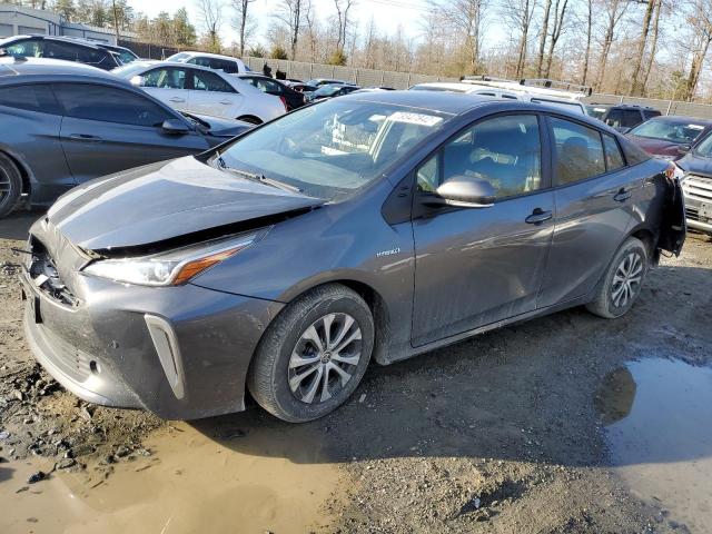 JTDL9MFU9M3026735 - 2021 TOYOTA PRIUS LE CHARCOAL photo 1