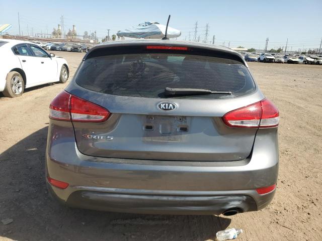 KNAFK5A85G5597839 - 2016 KIA FORTE LX GRAY photo 6