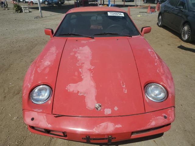 WP0JB0925ES862595 - 1984 PORSCHE 928 S RED photo 5