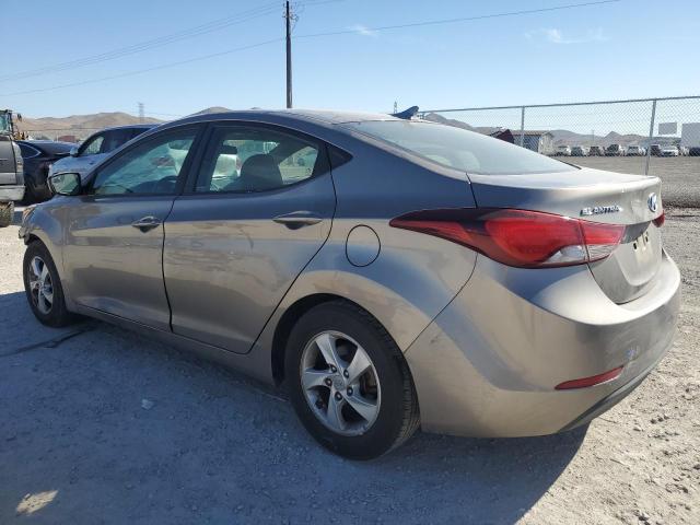 5NPDH4AE4EH460302 - 2014 HYUNDAI ELANTRA SE GRAY photo 2