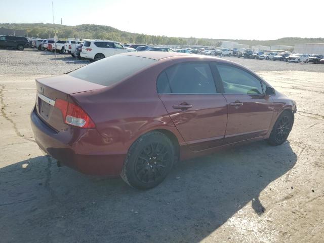 19XFA1F55AE016039 - 2010 HONDA CIVIC LX MAROON photo 3