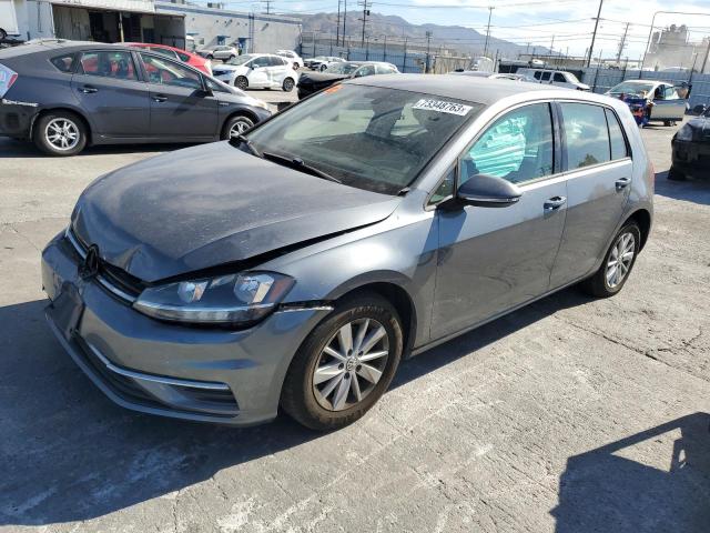 3VWG17AU4JM263819 - 2018 VOLKSWAGEN GOLF S GRAY photo 1