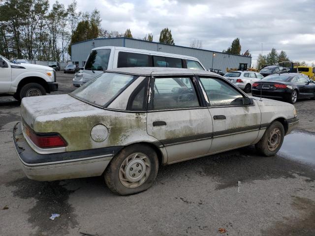 1FAPP36X7MK147805 - 1991 FORD TEMPO GL SILVER photo 3