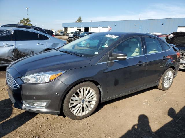 1FADP3J26JL203849 - 2018 FORD FOCUS TITANIUM GRAY photo 1