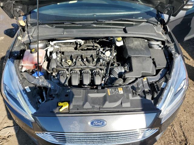 1FADP3J26JL203849 - 2018 FORD FOCUS TITANIUM GRAY photo 11