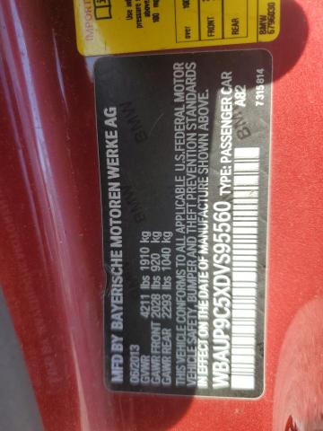 WBAUP9C5XDVS95560 - 2013 BMW 128 I RED photo 12