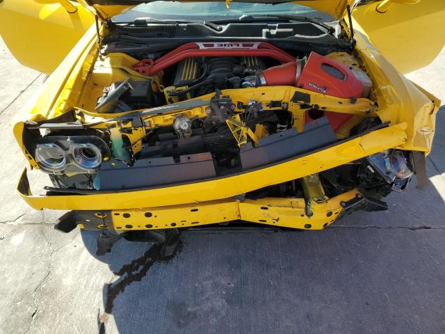 2C3CDZFJ0KH509451 - 2019 DODGE CHALLENGER R/T SCAT PACK YELLOW photo 11