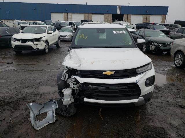 KL79MPS25MB071107 - 2021 CHEVROLET TRAILBLAZE LT WHITE photo 5